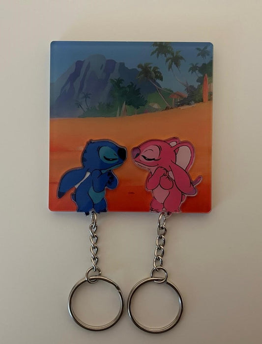 STITCH & ANGEL KEY HOLDER